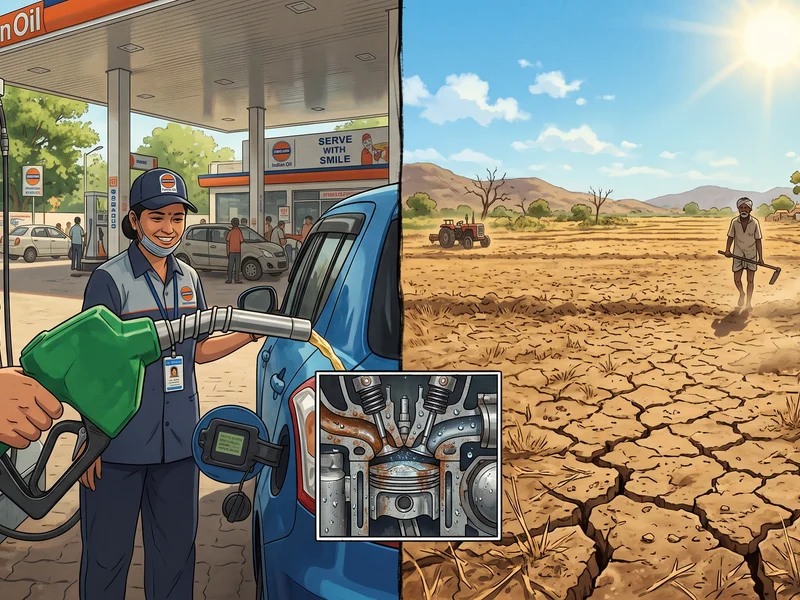 The Bitter Truth Behind India’s Ethanol Revolution: What E20 is Secretly Costing You